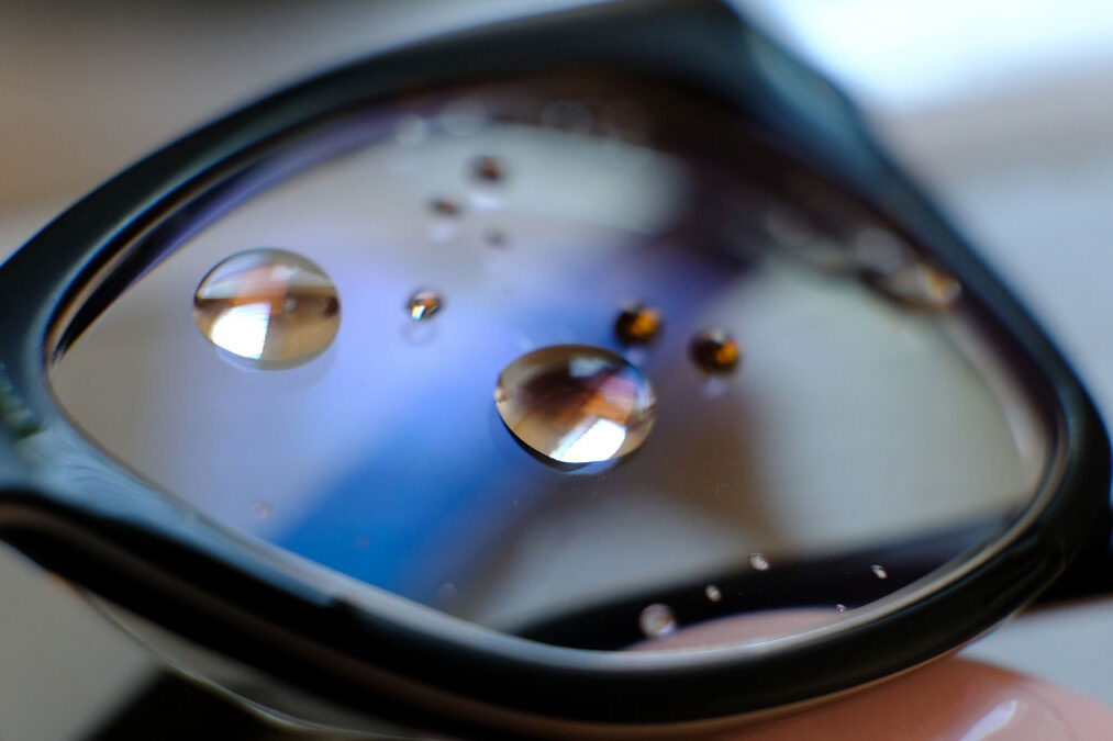 Review of Water-Repelling Coatings for Lenses: